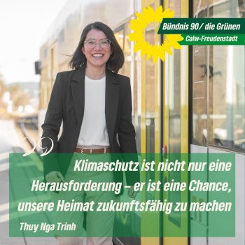 Thuy Nga Trinh: „Klimaschutz ist nicht nur eine Herausforderung – er ist eine Chance, unsere Heimat zukunftsfähig zu machen.“ - Fotograf: Wolfgang Much