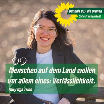 Thuy Nga Trinh: „Menschen auf dem Land wollen vor allem eines: Verlässlichkeit.“ - Fotograf: Wolfgang Much